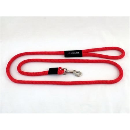 Soft Lines P10806RED Dog Snap Leash 0.5 In. Diameter By 6 Ft. - Red